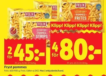 Felix - Fryst pommes