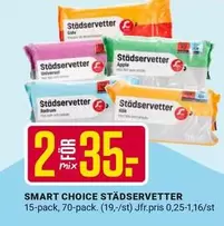 Apple - SMART CHOICE STÄDSERVETTER 15-pack