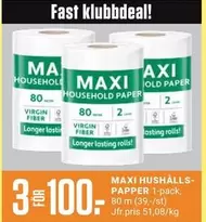 MAXI HOUSEHOLD PAPER