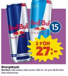 Red bull - Energi dryck