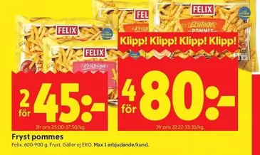Felix - Fryst pommes