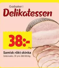 Samisk rökt skinka