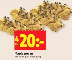 Bonjour - Maple pecan
