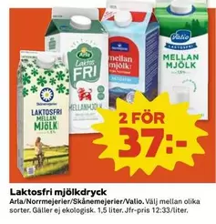Arla - Laktosfri mjölkdryck