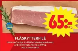 Fläskytterfilé