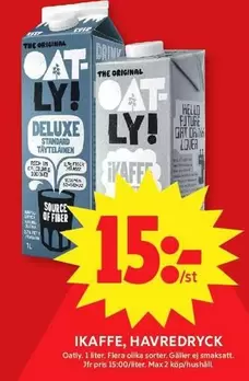 Oatly - Ikaffe, Havredryck