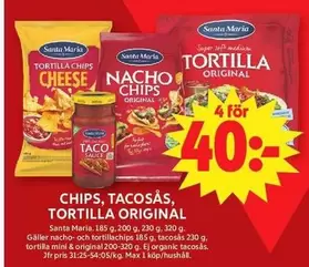 Santa Maria - CHIPS, TACOS, TORTILLA ORIGINAL