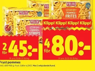 Felix - Fryst pommes