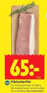 Fläskytterfilé