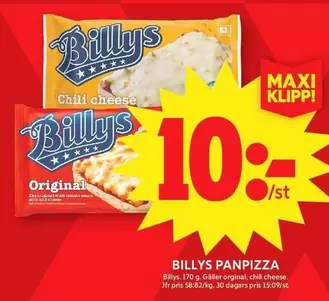Billys - BILLYS PANPIZZA