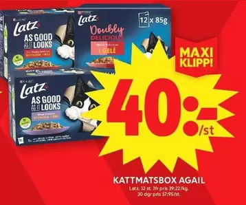Latz - Kattmatsbox