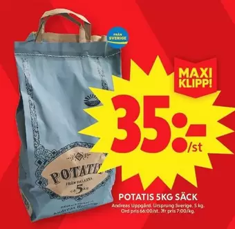 POTATIS 5KG SÄCK