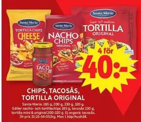 Santa Maria - Tortilla Chips, Nacho Chips, Taco Sauce