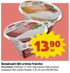 Arla - Smaksatt lätt crème fraîche