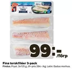 Findus - Fina torskfiléer