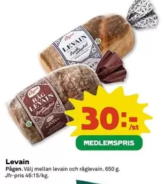 Pågen - Levain Råg Levain