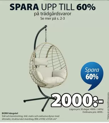 Mer - BORK hängstol