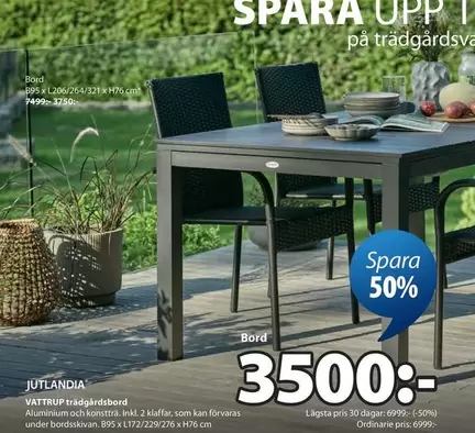 VATTRUP trädgårdsbord