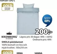 SHEILA påslakanset