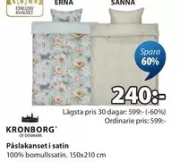 Påslakanset i satin (ERNA / SANNA)