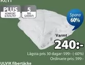 ULVIK fibertäcke