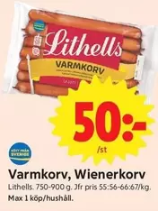 Lithells - Varmkorv, Wienerkorv