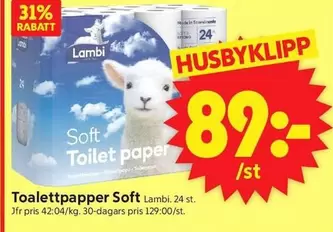 Lambi - Toalettpapper Soft