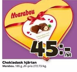 marabou - Chokladask hjärtan