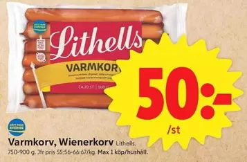 Lithells - Varmkorv, Wienerkorv