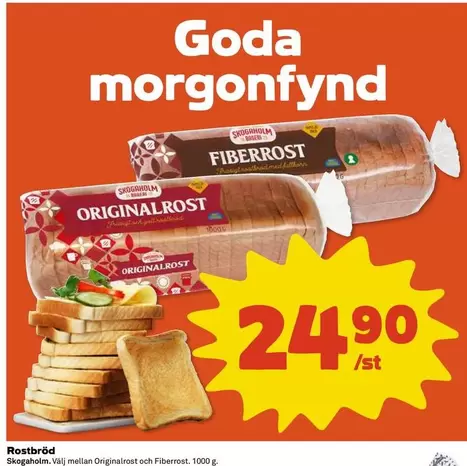 Skogaholm - Rostbröd