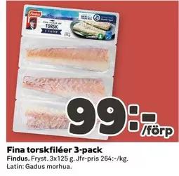Findus - Fina torskfiléer