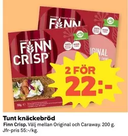 Tunt knäckebröd