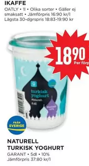 Oatly - NATURELL TURKISK YOGHURT