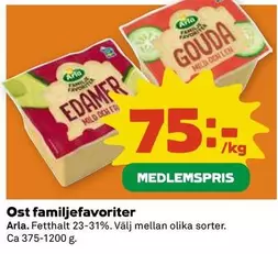 Arla - Ost familjefavoriter