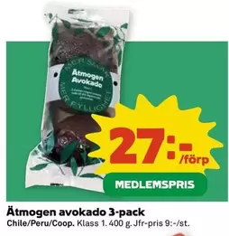 Mer - Ätmolgen avokado 3-pack