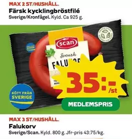 Scan - Färsk kycklingbröstfilé