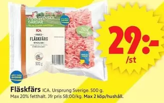 Fläskfärs