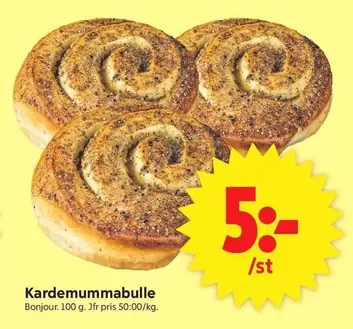 Bonjour - Kardemummabulle