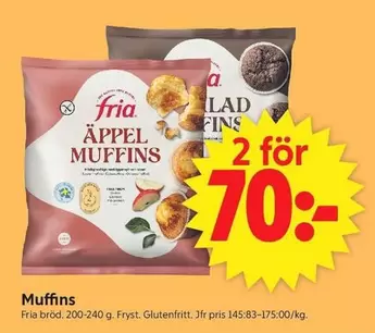 Fria - ÄPPEL MUFFINS