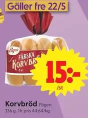 Pågen - Korvbröd