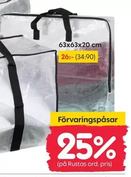 Förvaringspåsar
