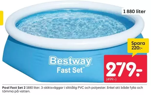 Pool Fast Set