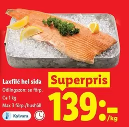 Laxfilé hel sida
