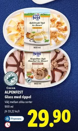Glass med rippel