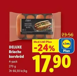 Deluxe - Brioche Hot Dog Buns