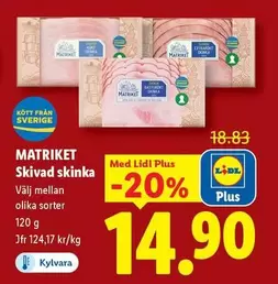 Skivad skinka