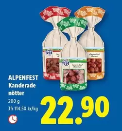 Kanderade nötter