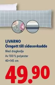 Örngott till sidosovkudde