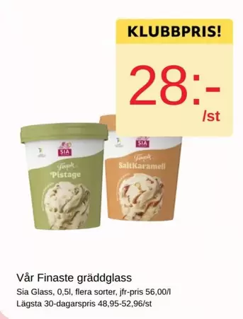 SIA Glass - Vår Finaste gräddglass