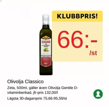 Zeta - Olivolja Classico